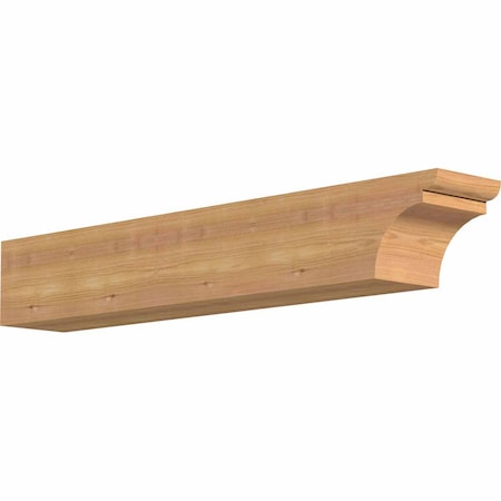 Ekena Millwork Yorktown Smooth Rafter Tail, Western Red Cedar, 5 1/2"W x 6"H x 36"L RFT06X06X36YOR00SWR